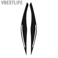 VBESTLIFE 1 Đèn Pha Lông Mày Đàn Piano Đen Đèn Pha Dán Mí Mắt Thay Thế Cho Xe BMW 3 Series E90 2009‑2012 Miếng Dán