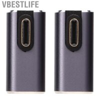 VBESTLIFE 2 Cái USB C Bộ Chuyển Đổi 90 Độ Góc Nam Sang Nữ JFF