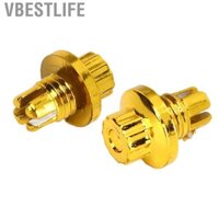 VBESTLIFE 25 chiếc Đinh tán vành bánh xe Vàng ABS Lip Nuts cho dòng AH Ds
