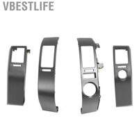 VBESTLIFE AC Dash Air Vent Cover Trim Chống trầy xước 45564-37020 Tấm bảng cho Prius 2004 đến 2009