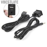 VBESTLIFE ARAMOX USB Audio Jack Cáp mở rộng 3,5mm Aux cho ô tô và thuyền