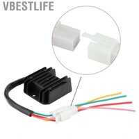 VBESTLIFE Bộ chỉnh lưu bộ điều chỉnh điện áp xe máy với 4 dây cho động cơ thuyền ATV GY6 50 150cc xe tay ga