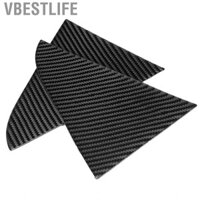 VBESTLIFE Cặp Miếng Dán Cửa Sổ Phía Sau Bao Da Sợi Carbon Trang Trí Bảng Điều Khiển Phù Hợp Cho Xe Chevrolet Cruze Đời 2009-2015 Xe Ô Tô Phong Cách