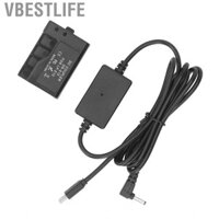 VBESTLIFE Máy Ảnh Kỹ Thuật Số Giả Pin Loại C Bộ Chuyển Đổi Nguồn Khả Năng Tương Thích Rộng LP E10 Sạc Nhanh Để Chụp Ngoài Trời