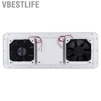 VBESTLIFE rv led đèn nội thất tạo kiểu Quạt thông gió 12V Cửa vào 2 chiều Ổ cắm xả Máy thổi khí bên núi cho