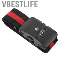 VBESTLIFE Sonew du lịch hành lý dây đeo chéo có thể điều chỉnh đóng gói vali túi bảo mật khóa kết hợp TSA (đầy màu sắc)
