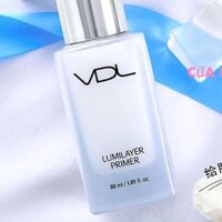 VDL Shell Illuminating Liquid Isolation Kem trước khi trang điểm cho phụ nữ Dưỡng ẩm làm trắng da cho phụ nữ Kem trang đ