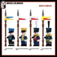 Vệ Binh Các Nước Đồ chơi Lắp ráp Kỵ Binh Trung Sỹ Các Nước Mô hình Binh Lính Trung Cổ N041-N044
