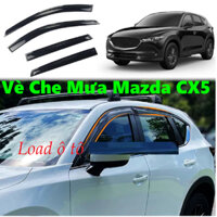 Vè Che Mưa Đen Xe Mazda CX5 2025-2018 Mẫu Vè Đen Toàn Bộ Cao Cấp, Có Chữ CX5 Trên Thanh Vè, Sẵn Keo Dán 3M