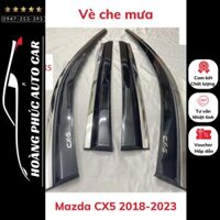 Vè che mưa Inox Mazda Cx-5 [ SALE SỐC ] Vè che mưa Mazda CX5 2018-2023 chỉ inox độ bền cao, không bám bụi