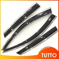 Vè che mưa Mazda CX5 2018-2024 - viền chỉ inox  - TUTTO