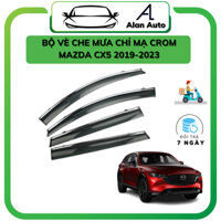 Vè che mưa ô tô MAZDA CX5 2018 - 2023, Vè che mưa chỉ mạ nhựa ABS cao cấp