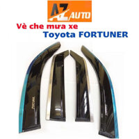 Vè che mưa Toyota Fortuner 2017-2025 viền INOX (Hàng cao cấp)