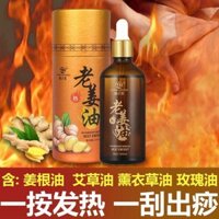 Vẻ Đẹp Mạnh Mẽ 100ml Massage Toàn Thân Tinh Dầu Đẩy Lại Qua Kinh Tuyến Thẩm Mỹ Viện Mở Lưng Gừng Ngải Cứu Cạo 006 9NTX