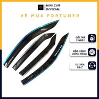Vè Mưa Fortuner Minicar VN - Vè Che Mưa Fortuner 2007 đến 2015 nhựa đen chỉ inox cao cấp
