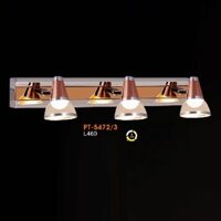 VE - PT - 5472/3: Đèn rọi tranh/gương 3 bóng - KT: L460mm - Đèn LED đổi 3 màu