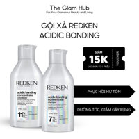 [Về Sẵn] Set gội xả phục hồi tóc hư tổn Redken Acidic Bonding chuẩn chính hãng, set gội xả phục hồi giúp tóc khoẻ mượt