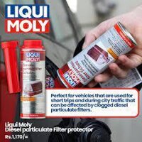 VỆ SINH BẦU LỌC KHÍ THẢI DPF CHO XE MÁY DẦU CHUẨN EURO 5 LIQUI MOLY DIESEL PARTICULATE FILTER PROTECTOR 7180 250ML
