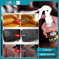 Vệ Sinh Ghế Sofa Da, Ô Tô, Túi Xách, Giày Da Lộn, Áo Da - Tẩy Sạch Đồ Da Bóng Loáng WOMETO 250ml