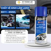 Vệ sinh máy lạnh ô tô Otech, khử mùi điều hòa ô tô BX-11, Auto Air Conditioner Cleaner