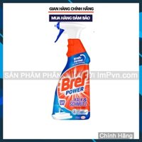 Vệ sinh tẩy cặn Canxi trên Inox, vách kính, sen vòi BREF Power Kalk & Schmutz chai 750ml (nhập khẩu Đức)  - ImP - ImPvn
