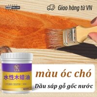 Vecni sơn bóng gỗ, màu óc chó, 350g/1000g, Bàn chải, băng keo, giấy nhám miễn phí
