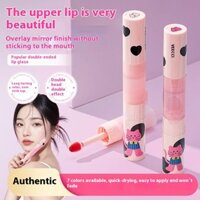 VEECCI đôi môi men sữa ngọt ngào mèo gương mặt nước ngọt ngọt matte matte môi bùn son môi không phải là dễ dàng để chạm vào chén