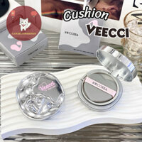 [VEECCI] (Fullsize) Cushion VEECCI Vỏ Bạc Gợn Sóng Nước Dạng Lưới Dành Cho Da Dầu, Hỗn Hợp 10g