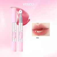 Veecci son bóng pha lê ánh sáng thấm gương bóng veecci môi sơn mài pha lê gương trong suốt môi sương gương bóng nước gương bóng môi dưỡng ẩm son môi lâu trôi không