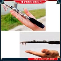 Veedooca Cần Câu Cá mini Siêu Cứng Dài 1-2.3m