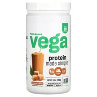 Vega Plant-Based Protein Made Simple Caramel Toffee 9.1 oz (258 g)