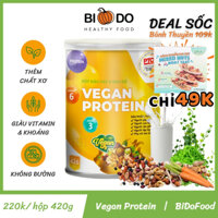 Vegan Protein Bột Sữa Hạt Đậu Rau Củ Thuần Chay - Bí Đỏ Food - Ngũ Cốc Dinh Dưỡng Tăng Cân