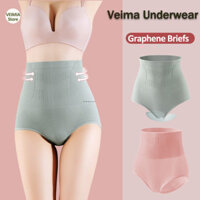 VEIMIA Đồ lót nữ cạp cao liền mạch graphene mới