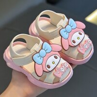 [Velcro Tiện Lợi] Giày Tập Đi Nữ Phong Cách Mới 2025 Sanrio Trẻ Em Bé Gái 0-3 Tuổi Mùa Hè Trẻ Em Dép Đế Mềm Chống Trơn Trượt
