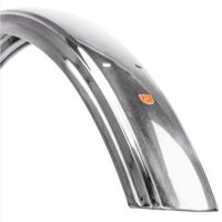 Velo Orange 700c Fluted Fenders, 63mm – Silver and Noir