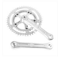 Velo Orange Grand Cru Drillium 110 Fluted Double Crankset