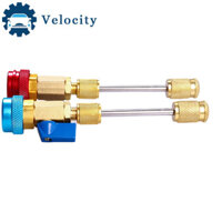 Velocity 1 Cặp R134 Lõi Van Áp Lực Cao Thấp Nhanh Tẩy Dụng Cụ Cài Đặt Cho Hệ Thống Điều Hòa Lạnh