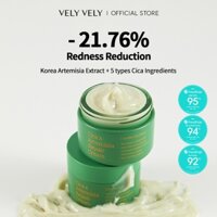 [Vely VELY] Kem phục hồi Cica Artemisia 60 ml / 2.02 fl. oz. Chiết xuất Artemisia Hàn Quốc, Đỏ, Thành phần 5 Cica (Centella Asiatica, Madecassoside, Axit Madecassic, Asiaticoside