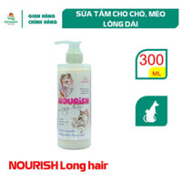 Vemedim Shampoo Nourish long hair sữa tắm cho chó, mèo lông dài, protein nuôi dưỡng bộ lông từ sâu bên trong, chai 300ml