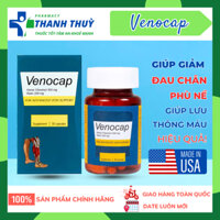 Venocap - Hỗ Trợ Giảm Triệu Chứng Suy Giãn Tĩnh Mạch, Trĩ, Tăng Sức Bền Thành Mạch, Hộp 30 Viên