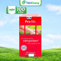 Venpoten hộp 100 viên - Viên uống hỗ trợ suy giãn tĩnh mạch chân - Sản phẩm chính hãng