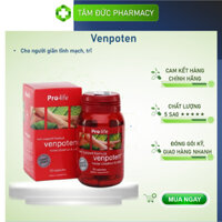 VENPOTEN [Hộp 30 viên] - Viên uống chiết xuất Hạt dẻ ngựa, hỗ trợ giãn tĩnh mạch chân