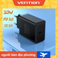 Vention 20W USB C Củ sạc nhanh Hỗ Trợ QC3.0 PD 3.0cho Huawei