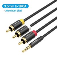 Vention 3.5mm Male to 3RCA Male AV Cable 1.5M Black ( BCB-BG )