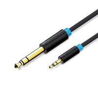 VENTION 3.5mm to 6.5mm Audio Cable Male to Male Audio Cable for Phone Speaker Guitar 3m Black