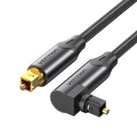 Vention 90-Degree Optical Audio Cable 2M Black Aluminum Alloy Type ( BKD-BH )