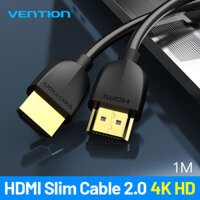 Vention dây cáp HDMI 2.0 4K Slim HDMI to HDMI 2.0 HDR 4K 60Hz 1m 2m 3m cáp HDMI kết nối tivi for Splitter Extender 1080P Cable For PS3 PS4 HDTV Laptop Projector Cáp HDMI 2.0 Cable