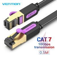 Vention dây cáp mạng lan Cat 7 Ethernet Cable Flat RJ45 Internet Cable dây mạng Cat7 STP Network Wifi Cable Patch Cord Cable 1M 2M 3M 5M 10M 20M Cho PC Router Ethernet Cable Cat 7