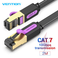 Vention dây cáp mạng lan Cat 7 Ethernet Cable Flat RJ45  Internet Cable dây mạng Cat7 STP Network Cable Patch Cord Cable for PC Router Ethernet Cable Cat 7 LazadaMall