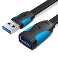Vention Flat USB3.0 Extension Cable 1.5M Black ( VAS-A13-B150 )
